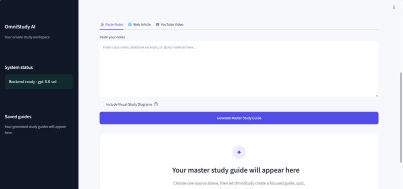 Omni study AI – screenshot 2