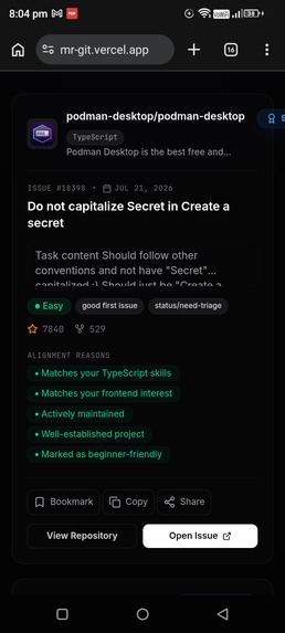 Mr. Git – screenshot 3