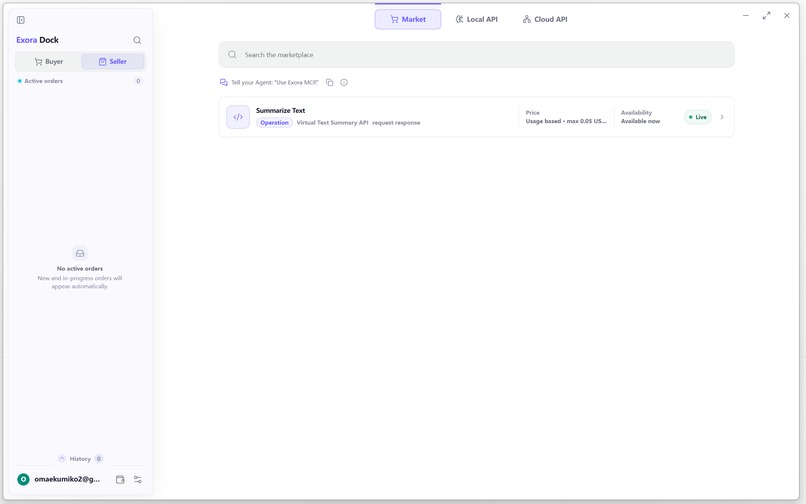 Exora Dock – screenshot 2