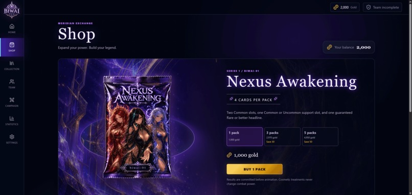 BIWAI TCG – screenshot 3