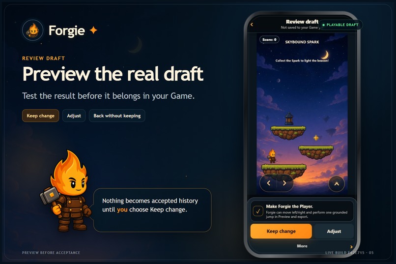 Forgie: Mobile 2D Game Creator – screenshot 5