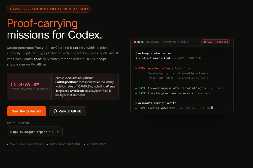 AxiomGate – screenshot 1