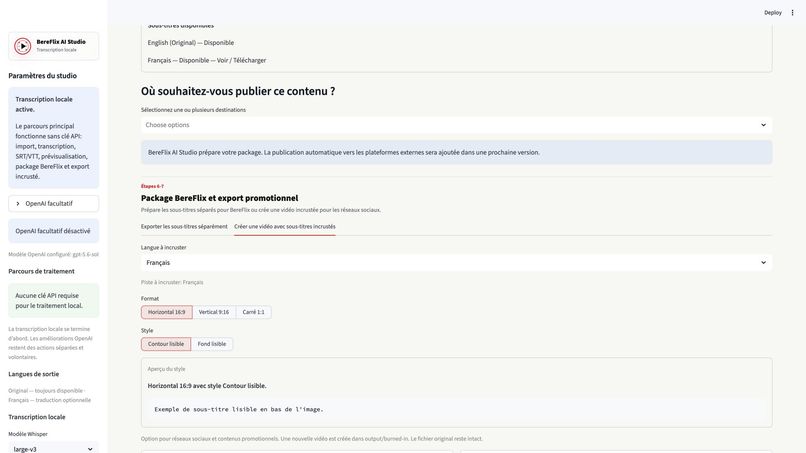 BereFlix AI Studio – screenshot 3