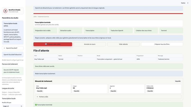 BereFlix AI Studio – screenshot 4