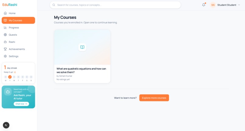 EduRashi – screenshot 2
