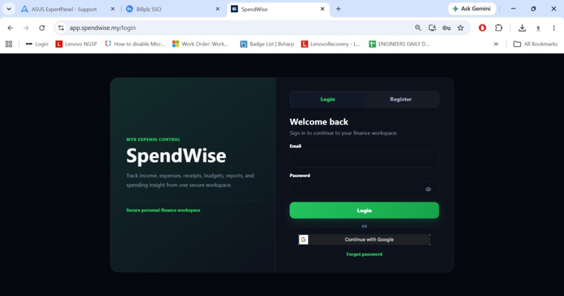SpendWise – screenshot 1