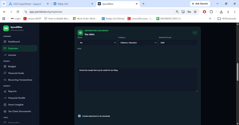 SpendWise – screenshot 2