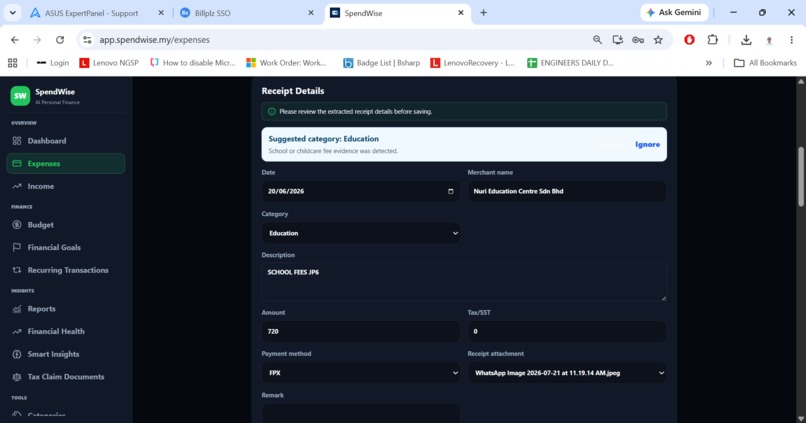 SpendWise – screenshot 4
