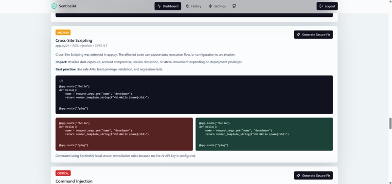 Sentinal AI – screenshot 6