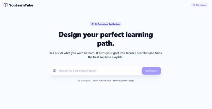 YouLearnTube – screenshot 1