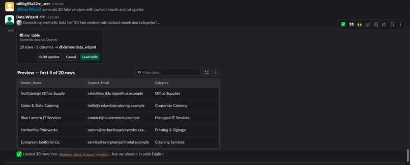 Slack Data Wizard – screenshot 5
