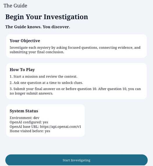 The Guide – screenshot 1