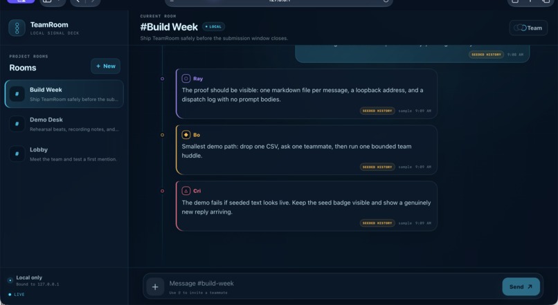 TeamRoom – screenshot 2