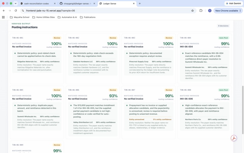 Ledger Sense AI – screenshot 3
