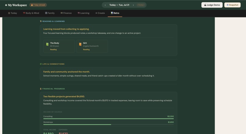 My Workspace – screenshot 6