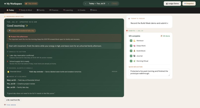 My Workspace – screenshot 7