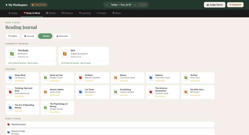 My Workspace – screenshot 8