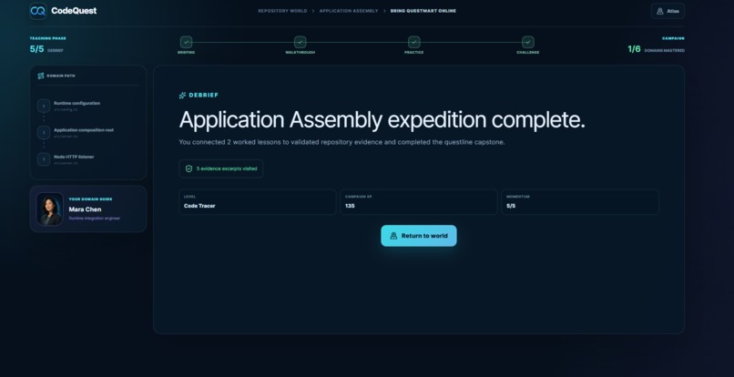 CodeQuest – screenshot 2