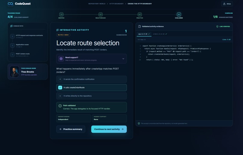 CodeQuest – screenshot 3