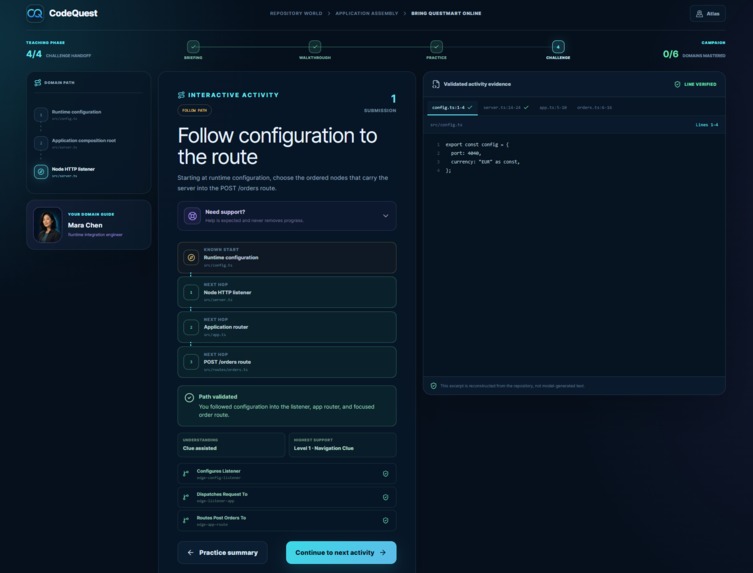 CodeQuest – screenshot 5