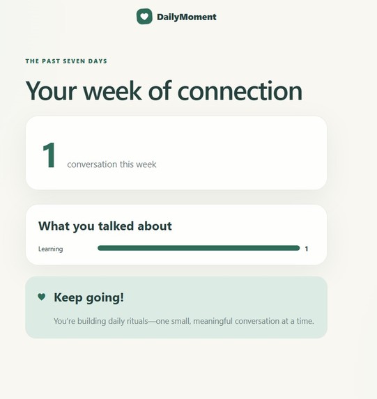 	DailyMoment – screenshot 2