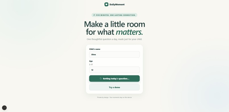	DailyMoment – screenshot 4