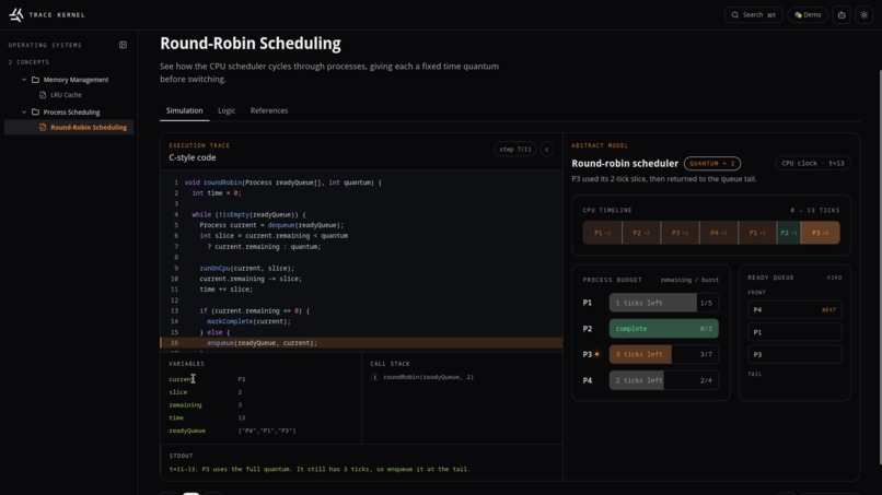 Trace Kernel – screenshot 2