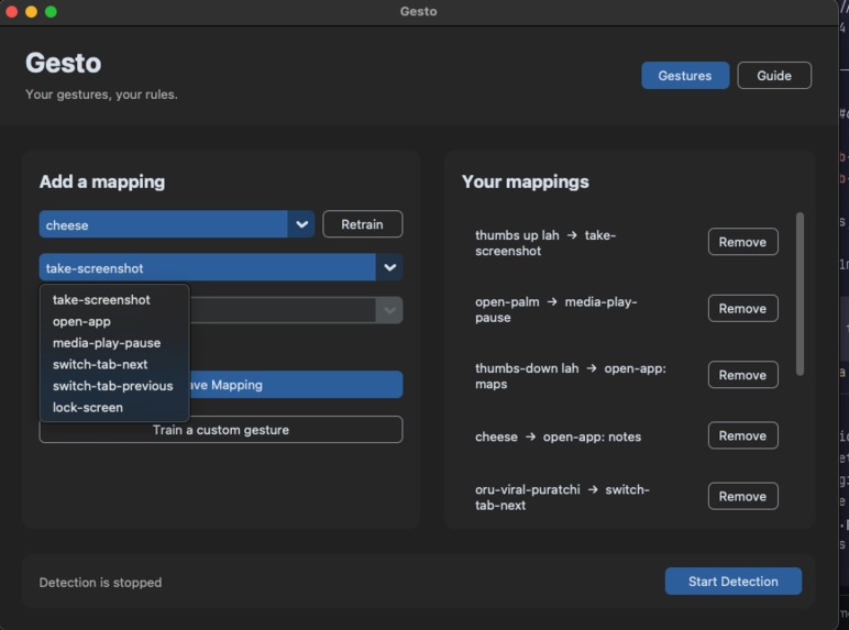 Gesto – screenshot 3