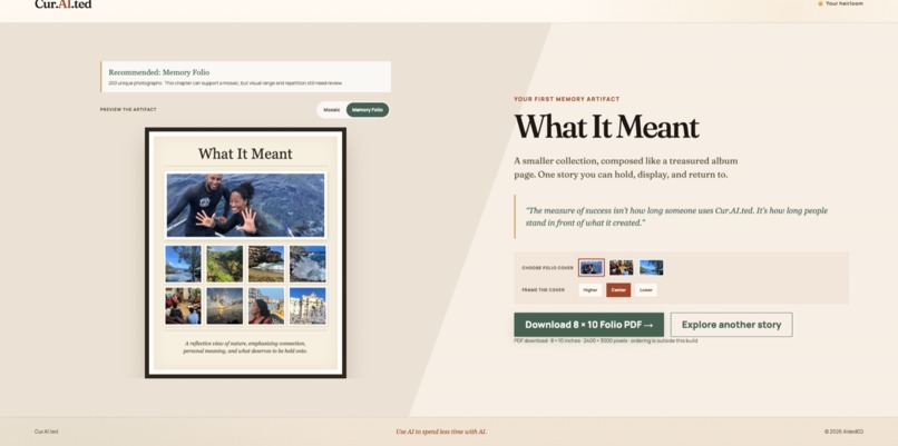 Cur.AI.ted  – screenshot 3
