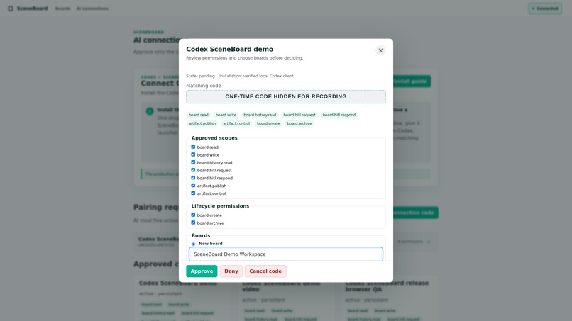 SceneBoard – screenshot 2