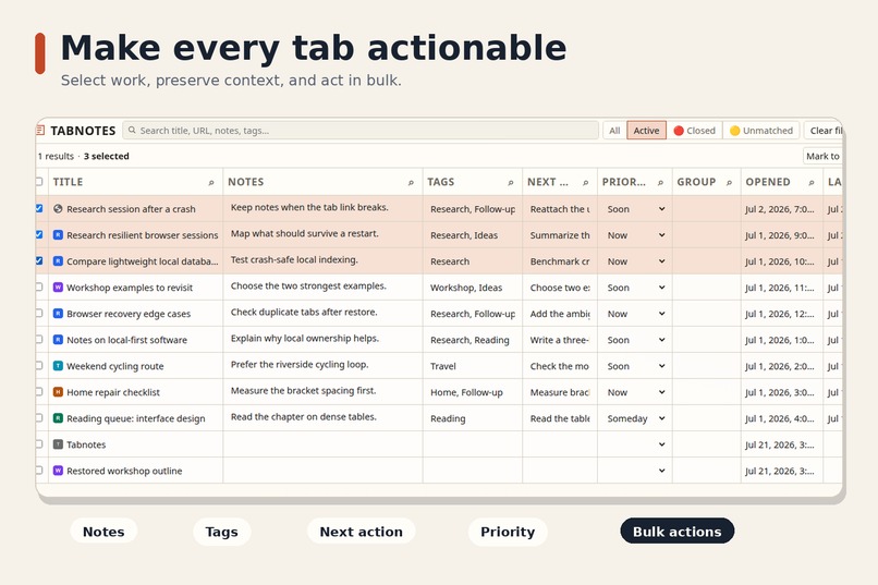Tabnotes – screenshot 5