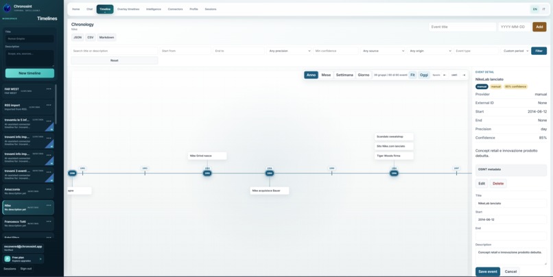 Chronosint – screenshot 2
