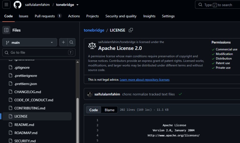 ToneBridge – screenshot 3