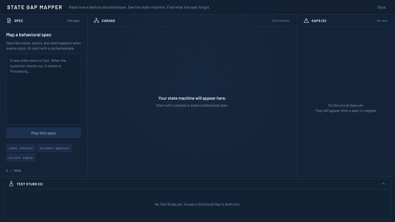 State Gap Mapper – screenshot 1