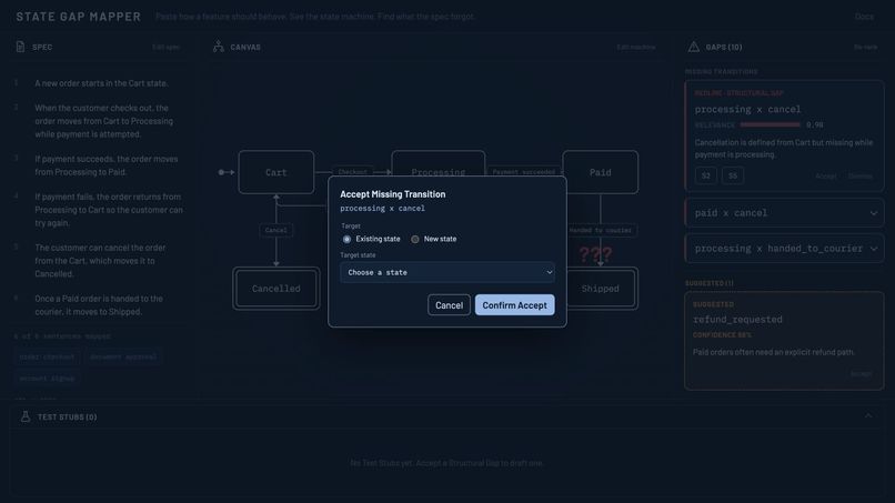 State Gap Mapper – screenshot 1