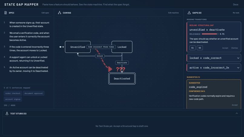 State Gap Mapper – screenshot 3