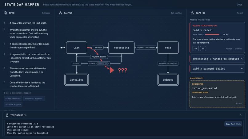 State Gap Mapper – screenshot 5