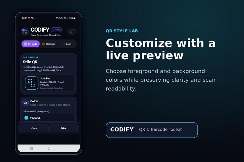 Codify — QR & Barcode Toolkit – screenshot 5