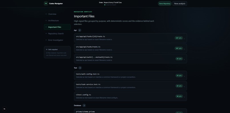 Codex Navigator – screenshot 3