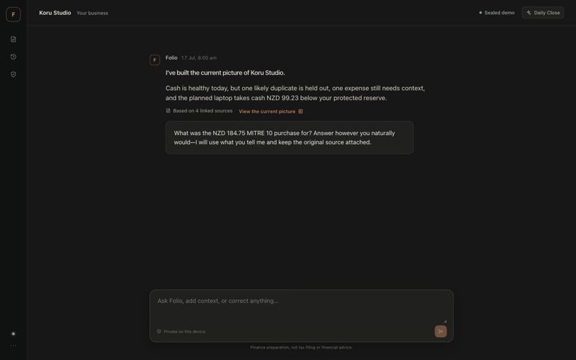 Folio – screenshot 1