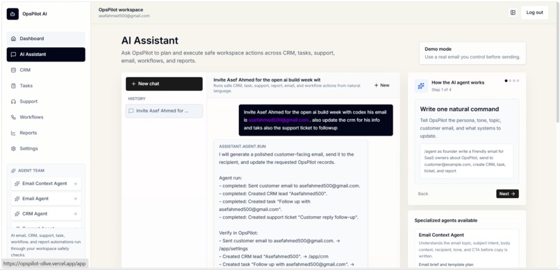 OpsPilot AI – screenshot 2