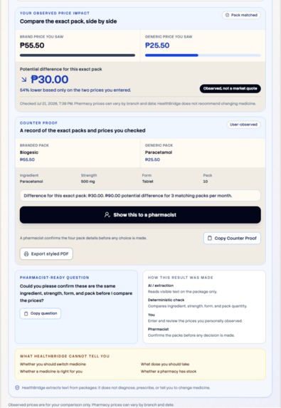 HealthBridge – screenshot 3