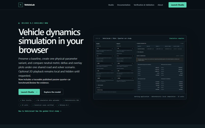 VehicleLab Studio – screenshot 1