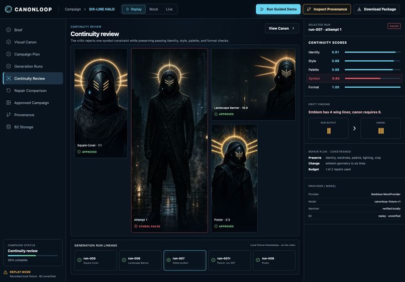 CANONLOOP – screenshot 3