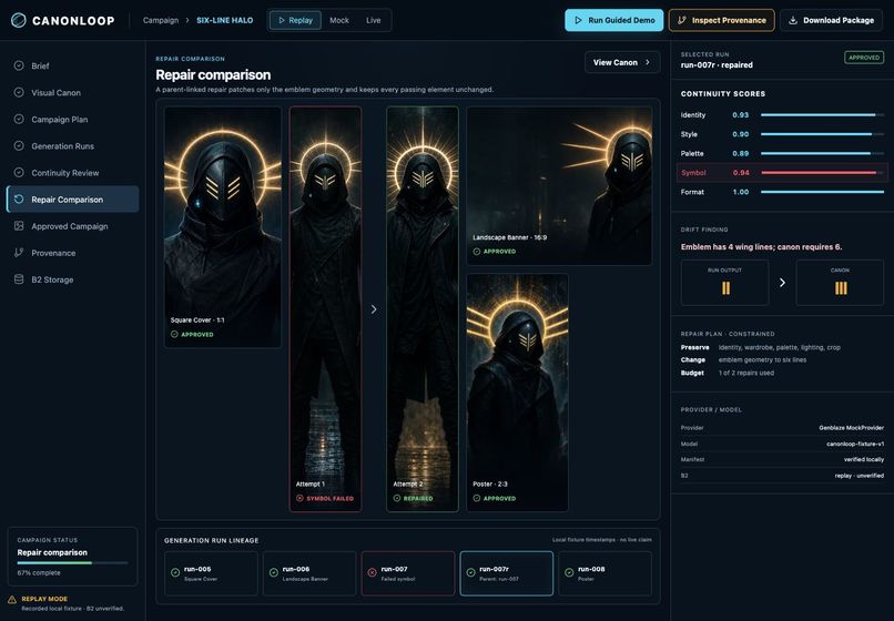 CANONLOOP – screenshot 4