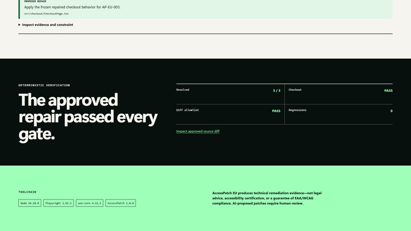 AccessPatch EU – screenshot 1