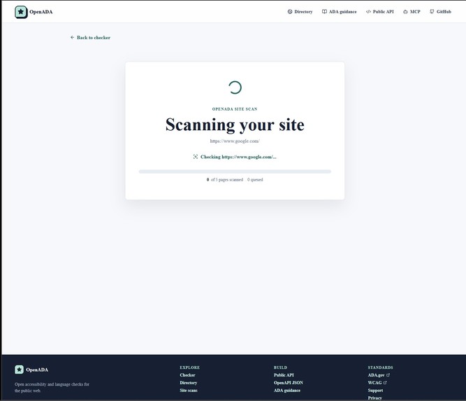 OpenADA.US – screenshot 2