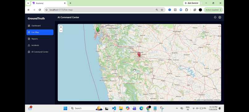 GroundTruth: AI-Powered Disaster Intelligence Platform – screenshot 3