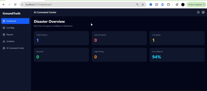 GroundTruth: AI-Powered Disaster Intelligence Platform – screenshot 4