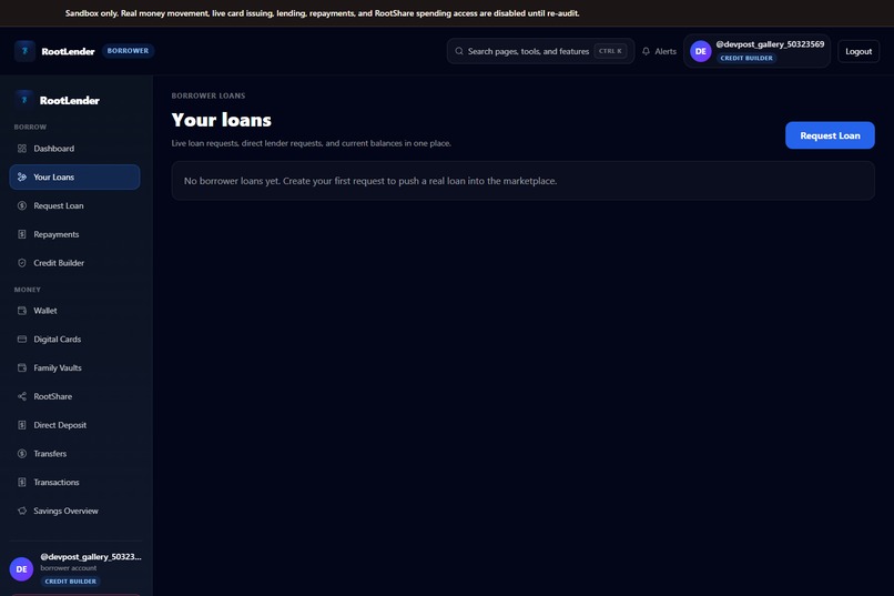 RootLender – screenshot 2